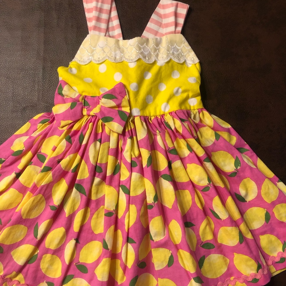 2/3T homemade dress from Etsy shop Very Chic Baby!